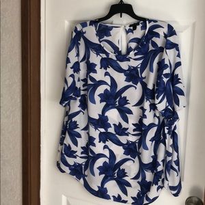 The Loft- flowery blouse